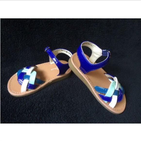 COLE HAAN 'Lil Candice Blue Girls Sandals Size 6 - Picture 1 of 6
